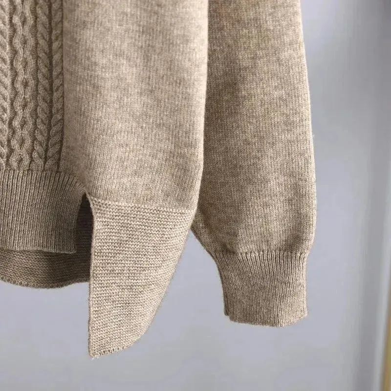 3 Piece Cashmere Women Pants Sweater Set