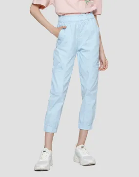 Aero Plain Look Pinggang Karet Celana Panjang Anak Perempuan