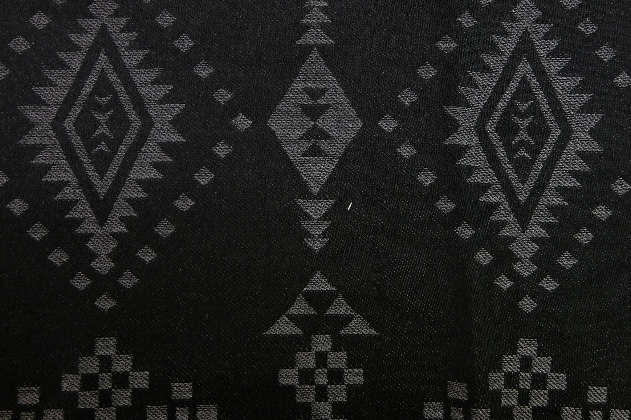BLACK NATIVE AMERICAN JACQUARD.