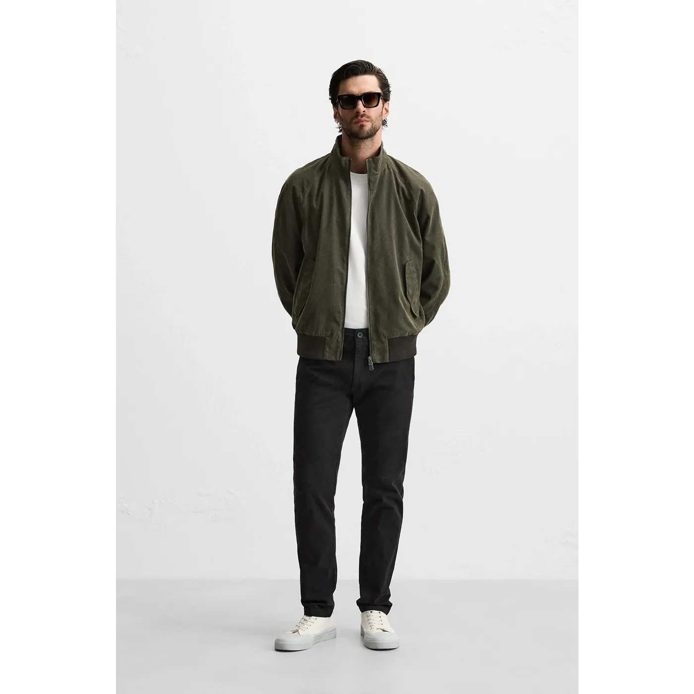 Black Slim Fit Chinos