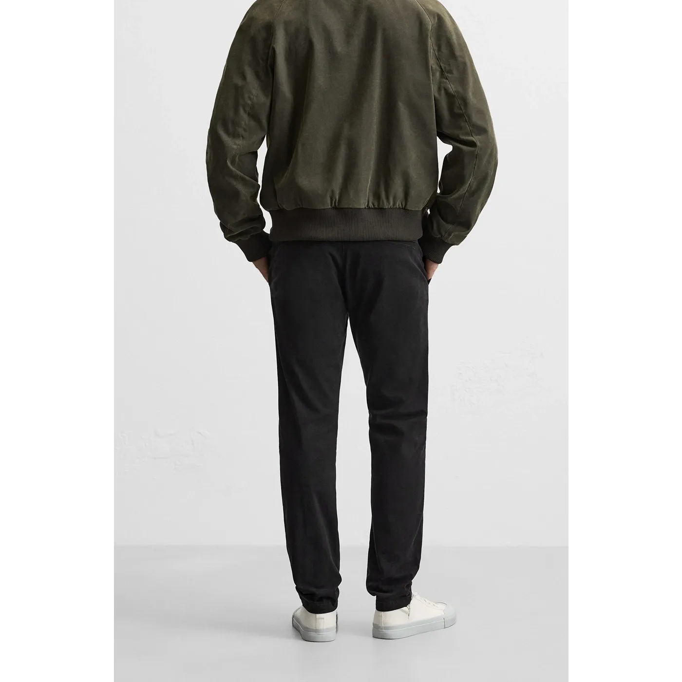 Black Slim Fit Chinos