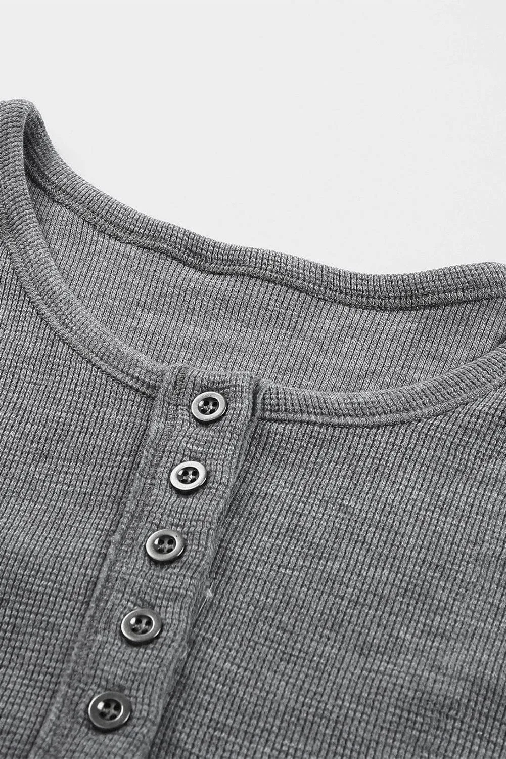 Casual Long Sleeve Henley