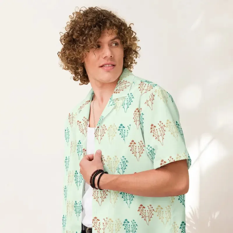 Chic Wild Flowers Button Shirt Summer Favorite