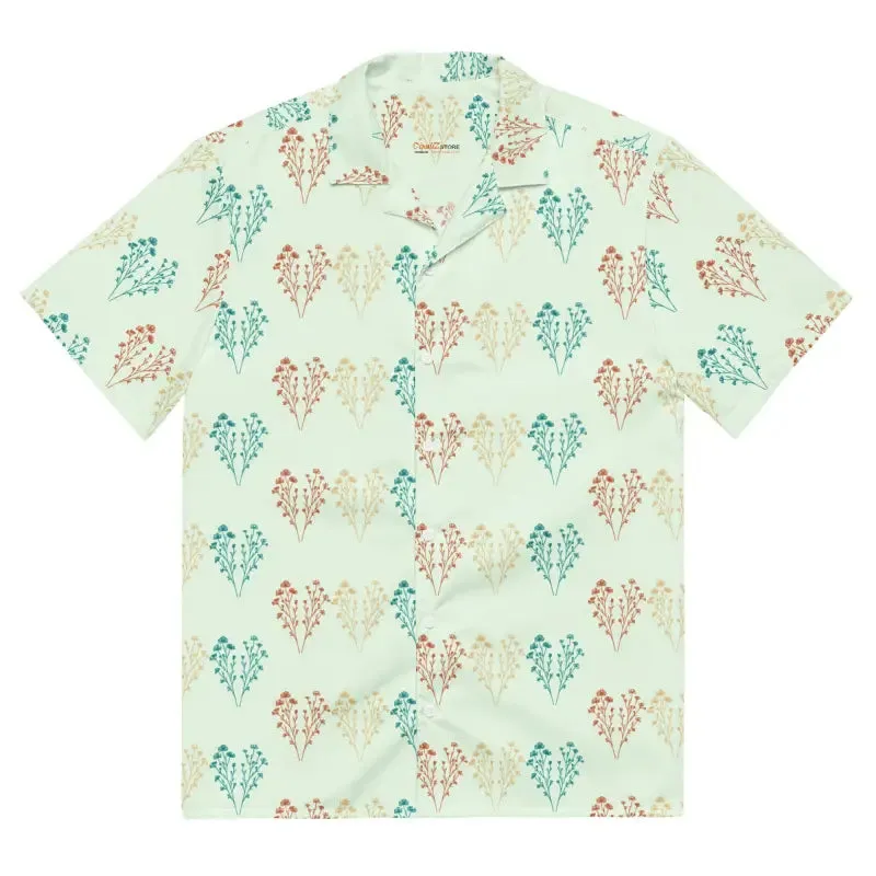 Chic Wild Flowers Button Shirt Summer Favorite
