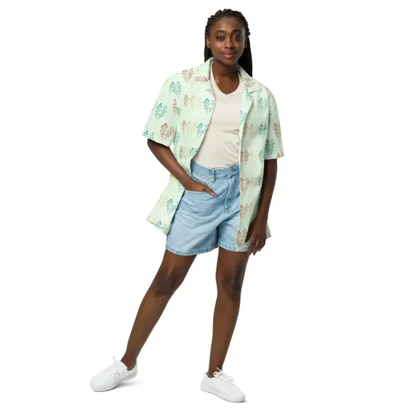Chic Wild Flowers Button Shirt Summer Favorite