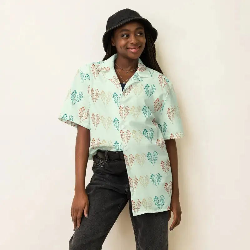 Chic Wild Flowers Button Shirt Summer Favorite