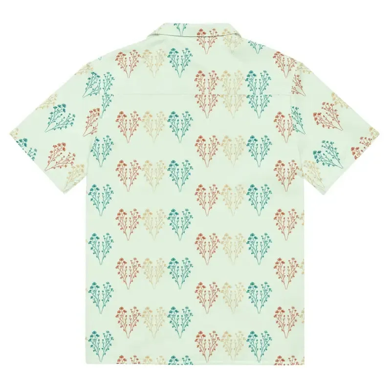Chic Wild Flowers Button Shirt Summer Favorite