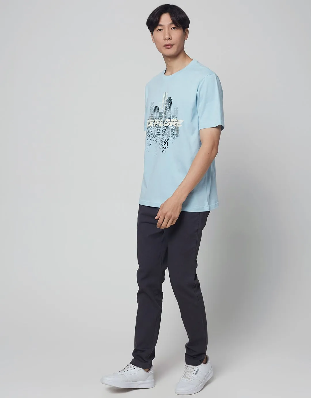 Cole Long Pants Woven Textured Slim