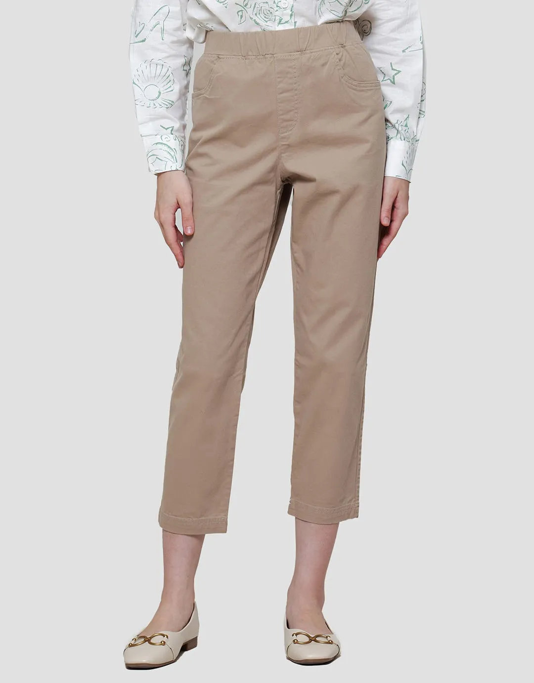 Connexion Twill Spandex Celana Panjang Wanita
