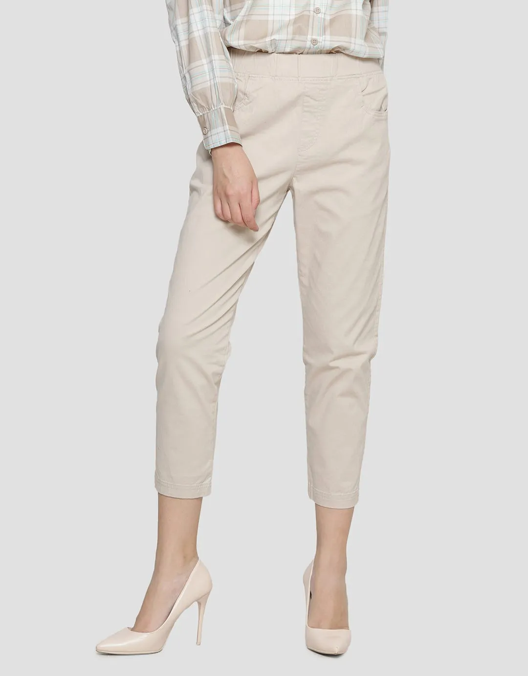 Connexion Twill Spandex Celana Panjang Wanita