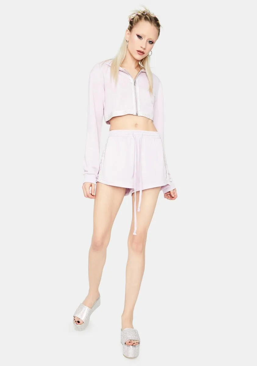 Country Club Chic Cropped Shorts Set