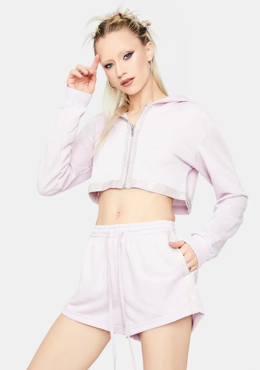 Country Club Chic Cropped Shorts Set