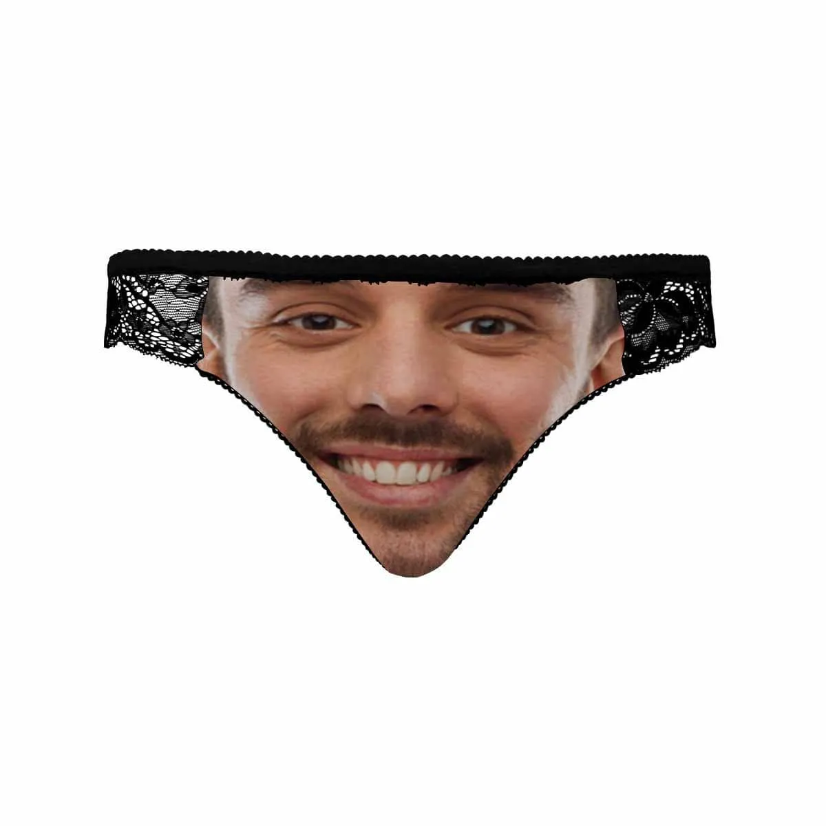 Custom Womens Panties Personalized Big One Sexy Underwear Women's Lace Panty Valentine's Gift for Girlfriend or Wife