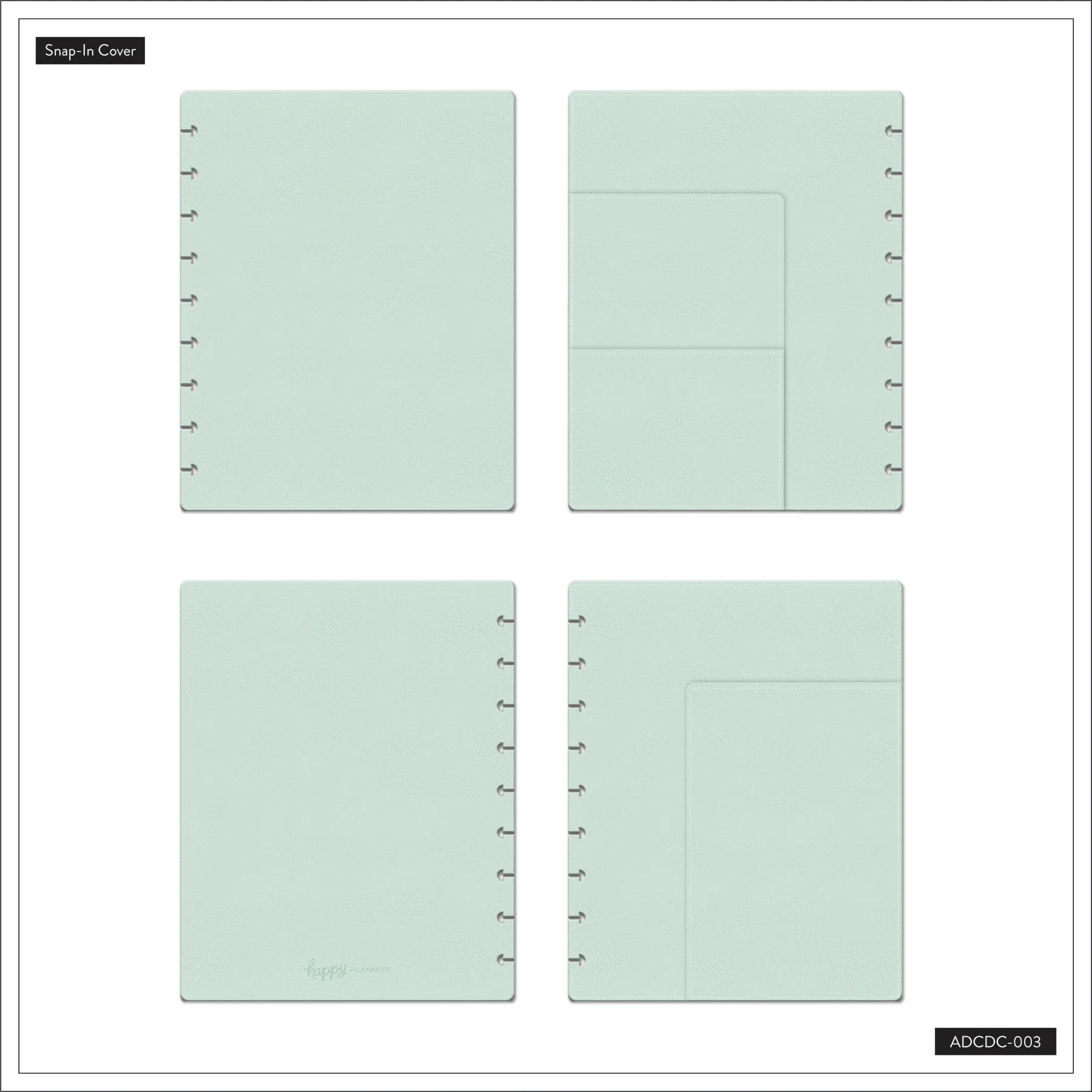 DELUXE Snap In Classic Planner Cover - La Fleur