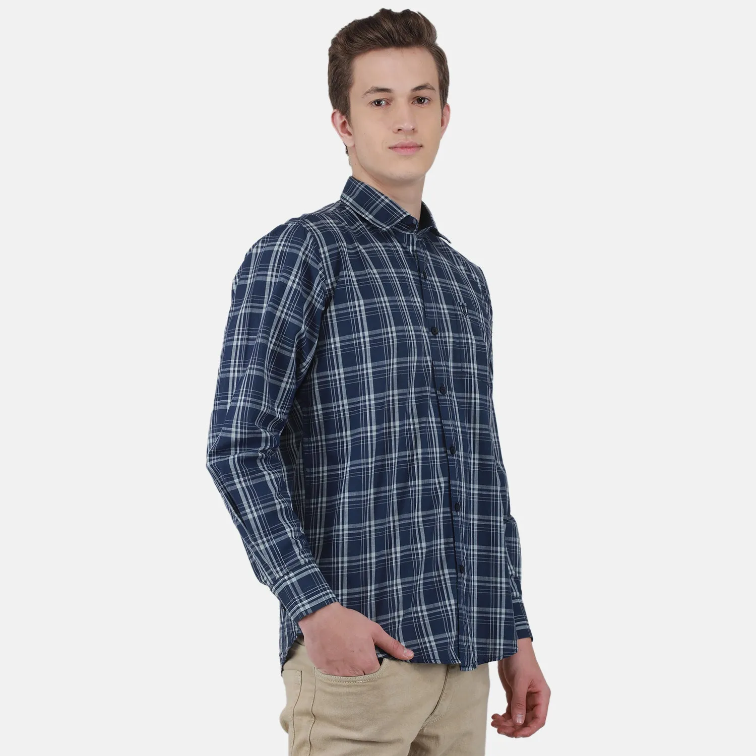 Duke Stardust Men Full Sleeve Cotton Shirt (SDO5ICK)