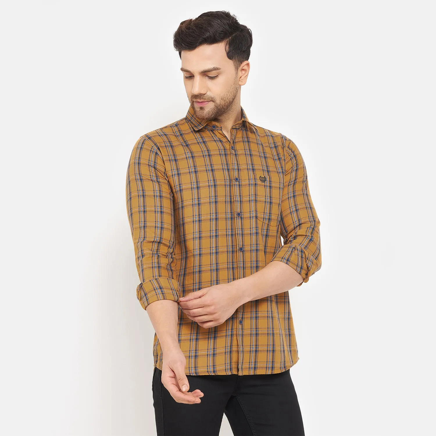 Duke Stardust Men Full Sleeve Cotton Shirt (SDO6CKI)