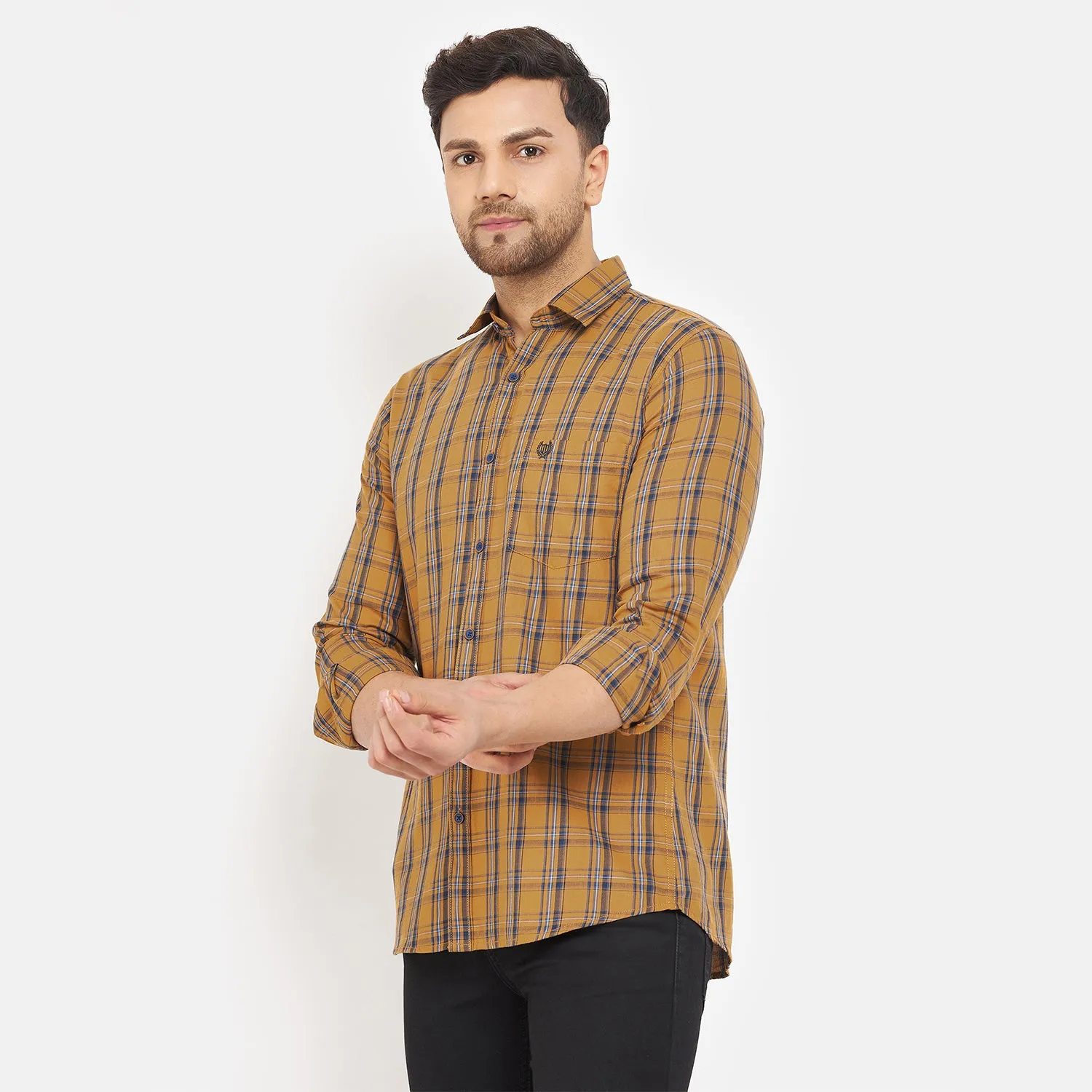 Duke Stardust Men Full Sleeve Cotton Shirt (SDO6CKI)