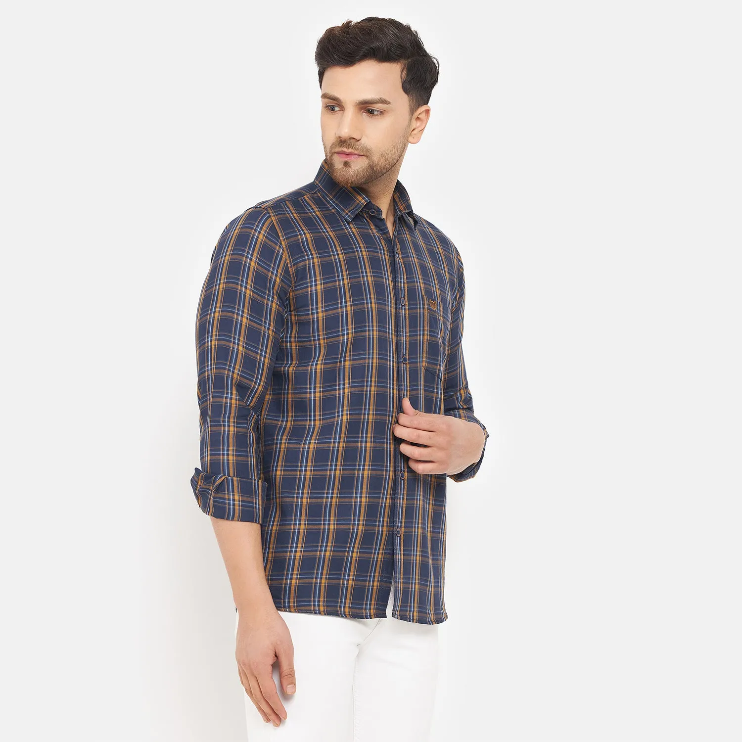 Duke Stardust Men Full Sleeve Cotton Shirt (SDO6CKI)