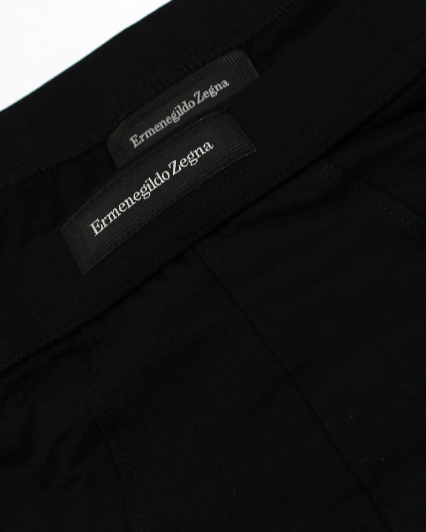 Ermenegildo Zegna Boxer Brief Black Men Underwear MicroModal XL SALE