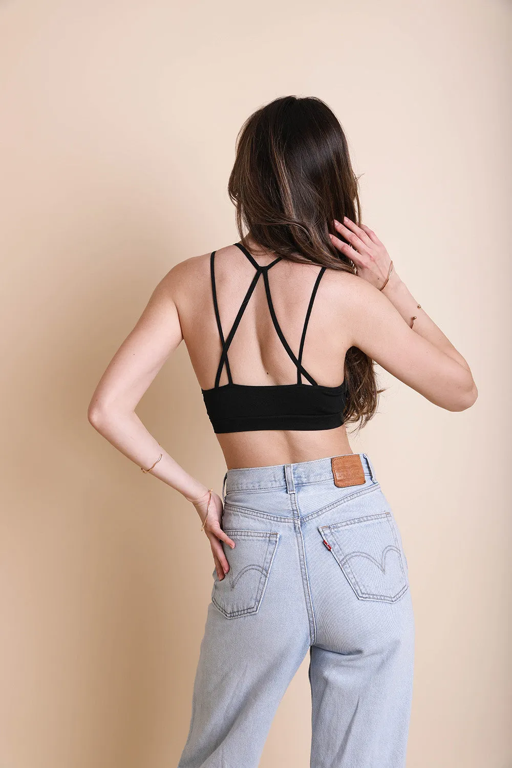 Floral Cutout Seamless Crop Top