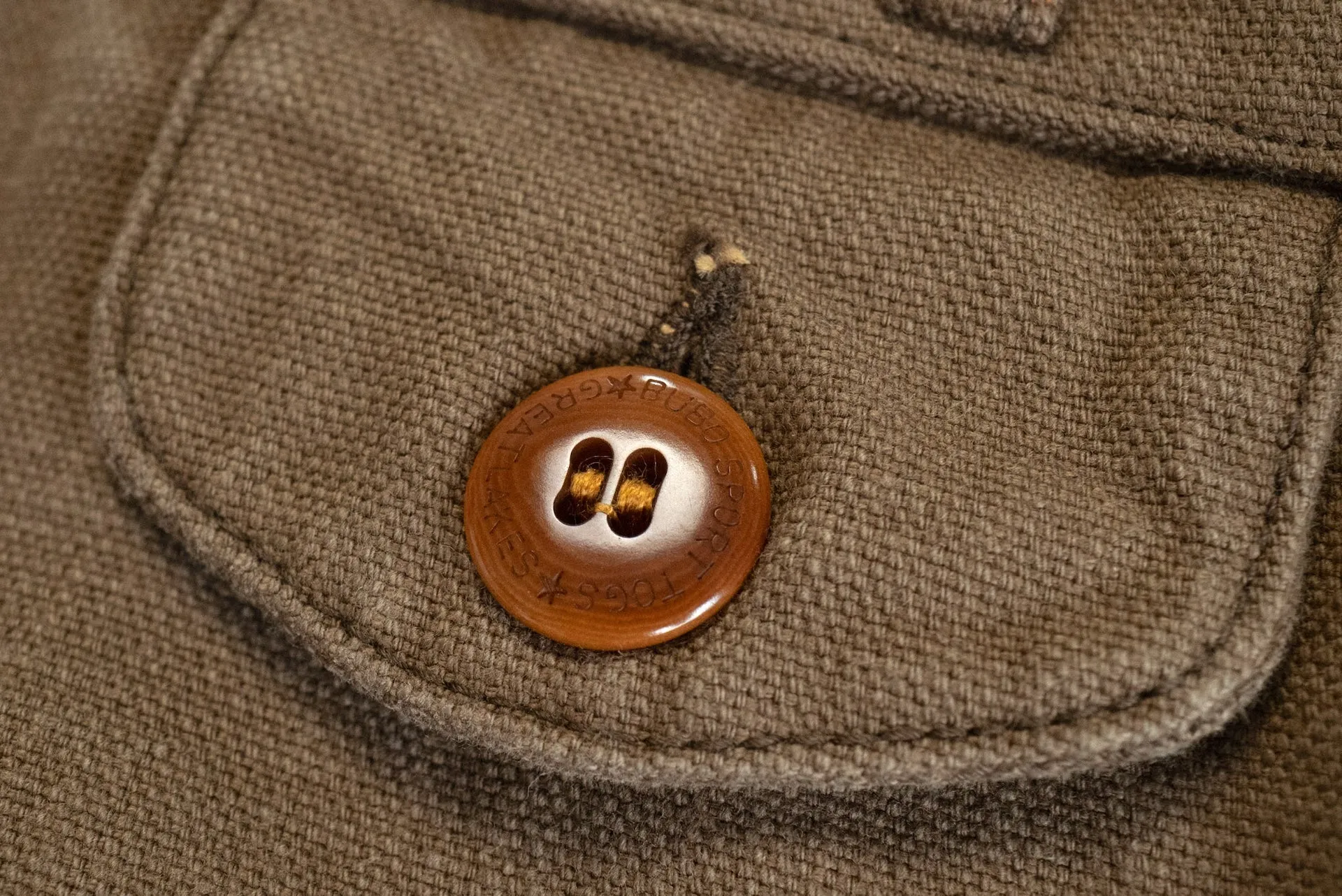 Freewheelers "Timber Cruiser" Ultra-Heavyweight Duck Canvas Trousers (Khaki)