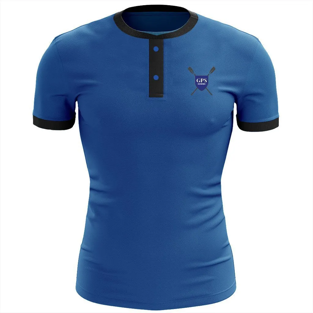 Girls Prep School Crew Uniform Henley Shirt