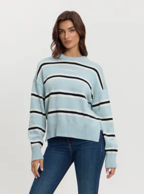 Guess Jeans Striped Knit Jumper