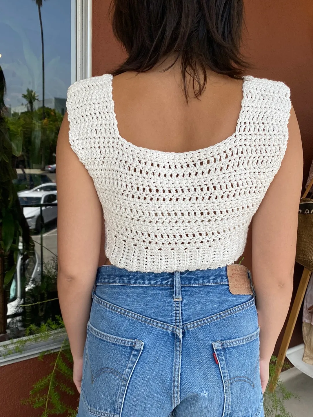 Hand-Made Crochet Crop
