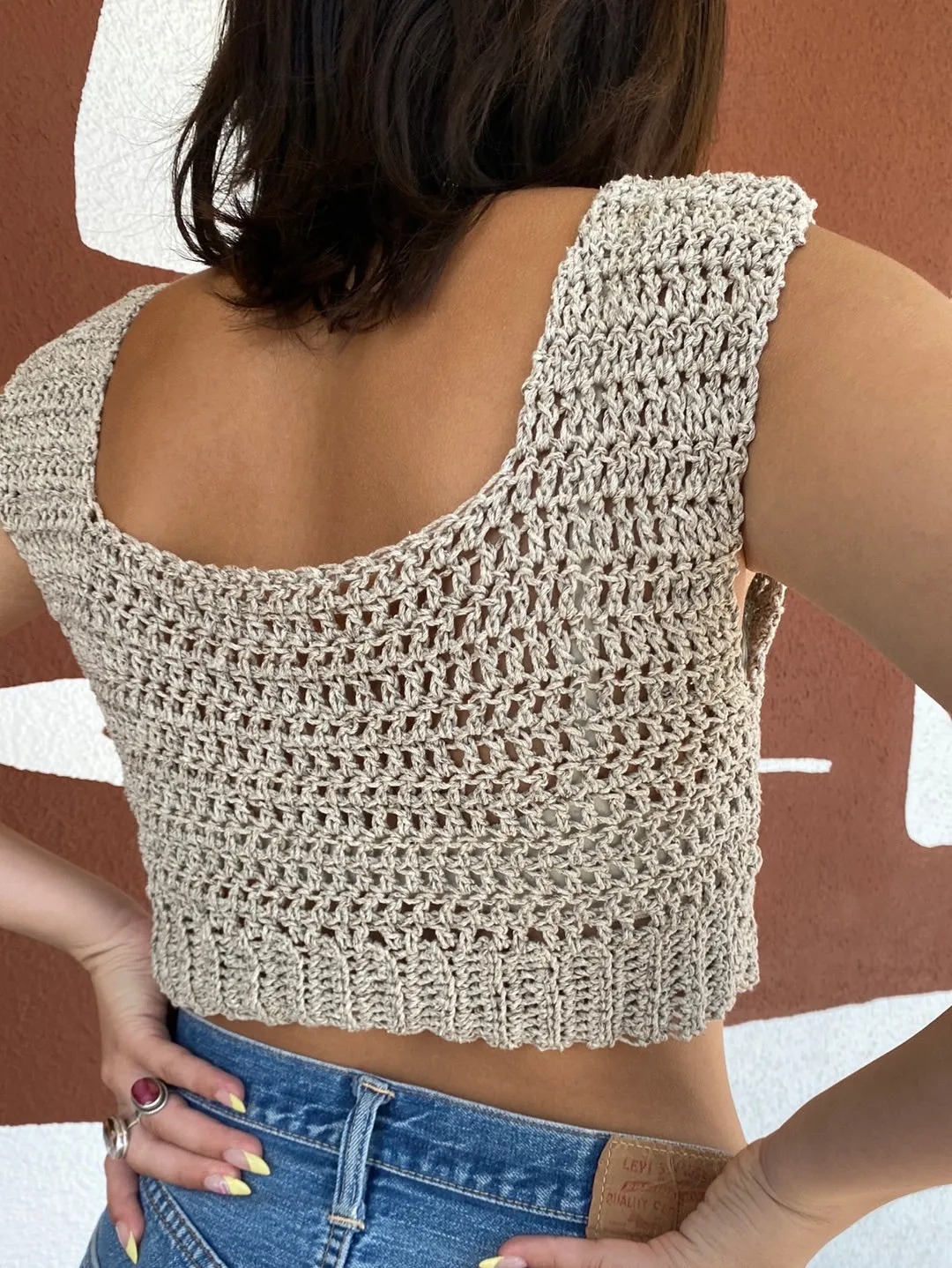 Hand-Made Crochet Crop