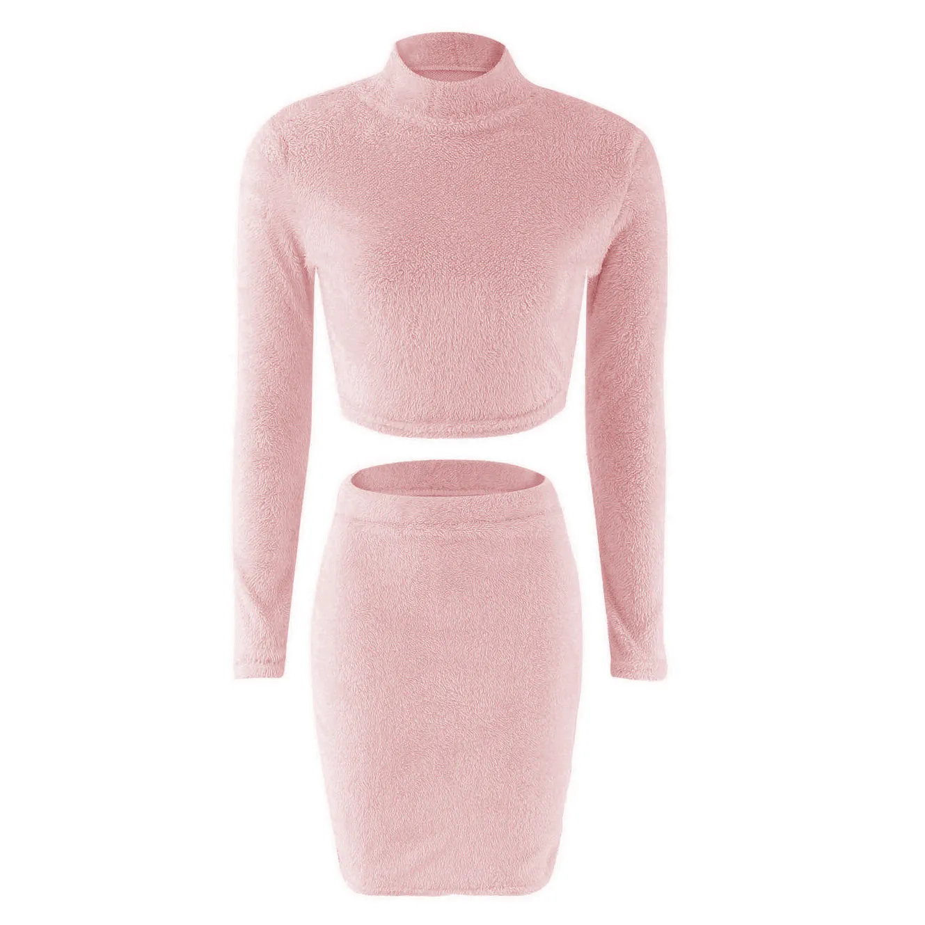 Hot Style Fashion Mohair Sweater Skirt Set