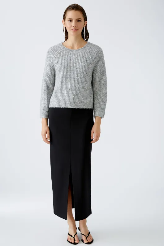 Jumper With Diamante Detail