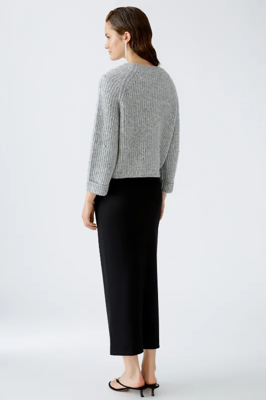 Jumper With Diamante Detail
