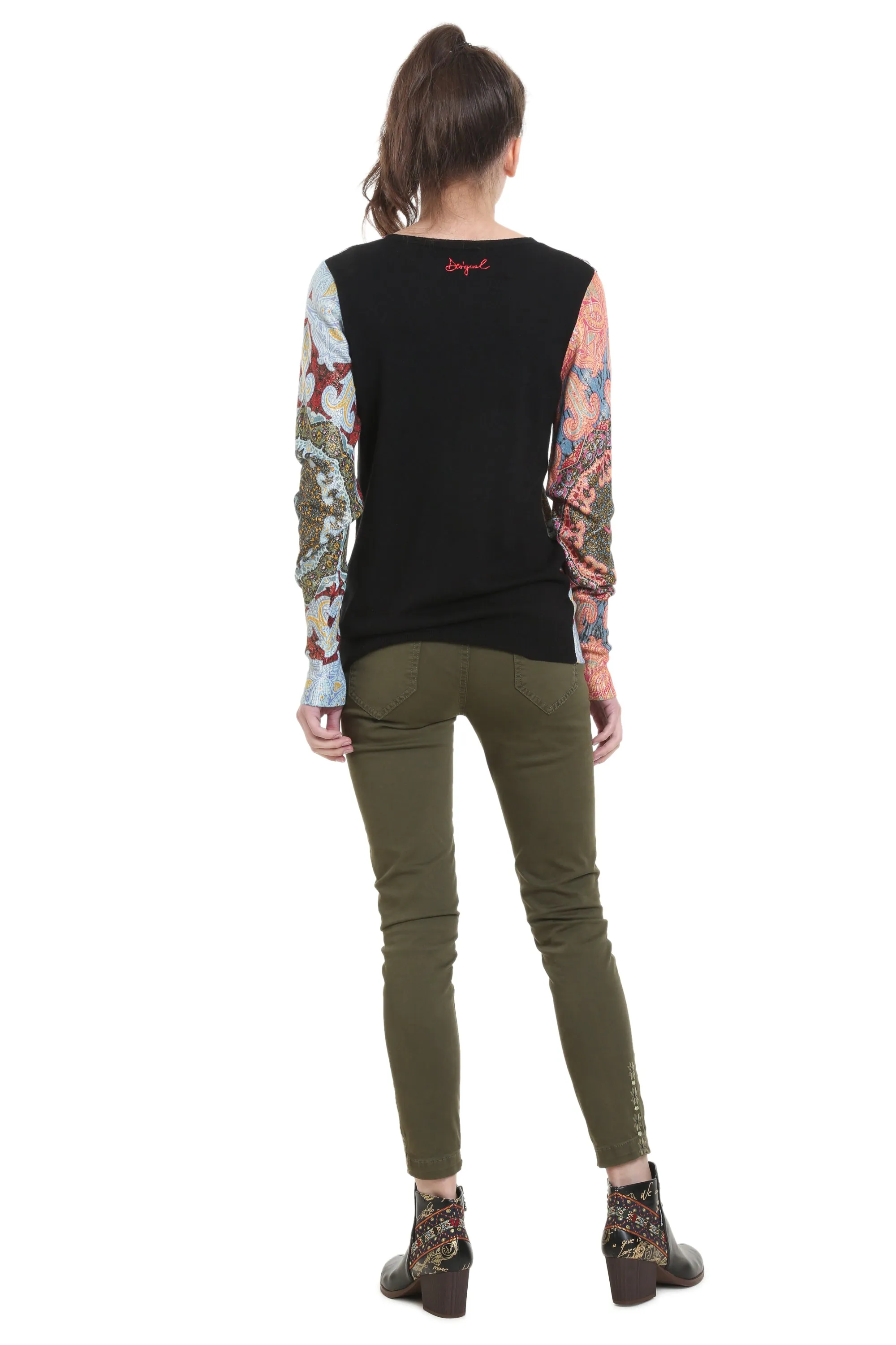 Karenina Sparkly Lurex  Jumper Sweater Desigual Style 18WWJFCP