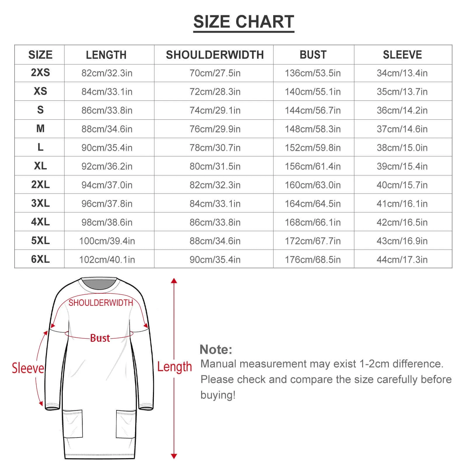 Let's Cruise Women's Long Fit Sweatshirt With Pockets