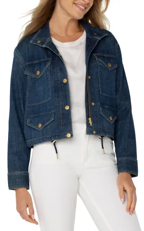 Liverpool - Cropped Cargo Jean Jacket