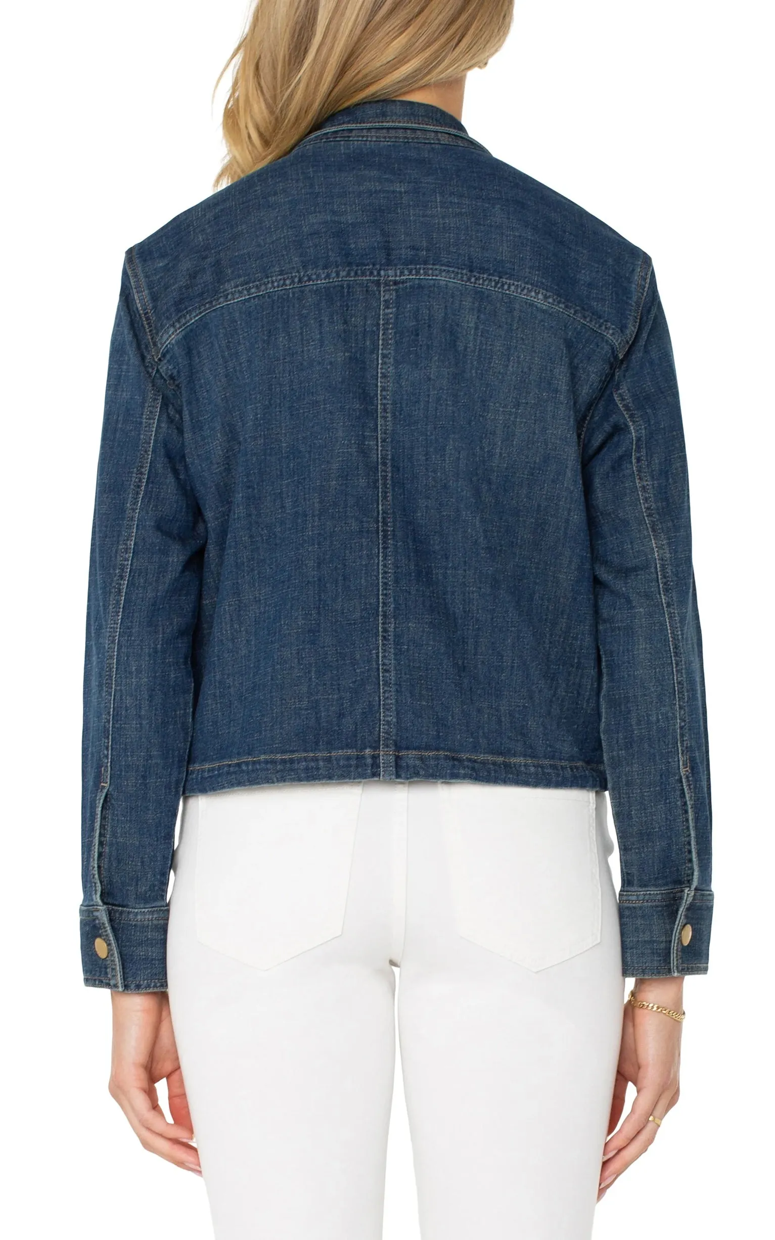Liverpool - Cropped Cargo Jean Jacket