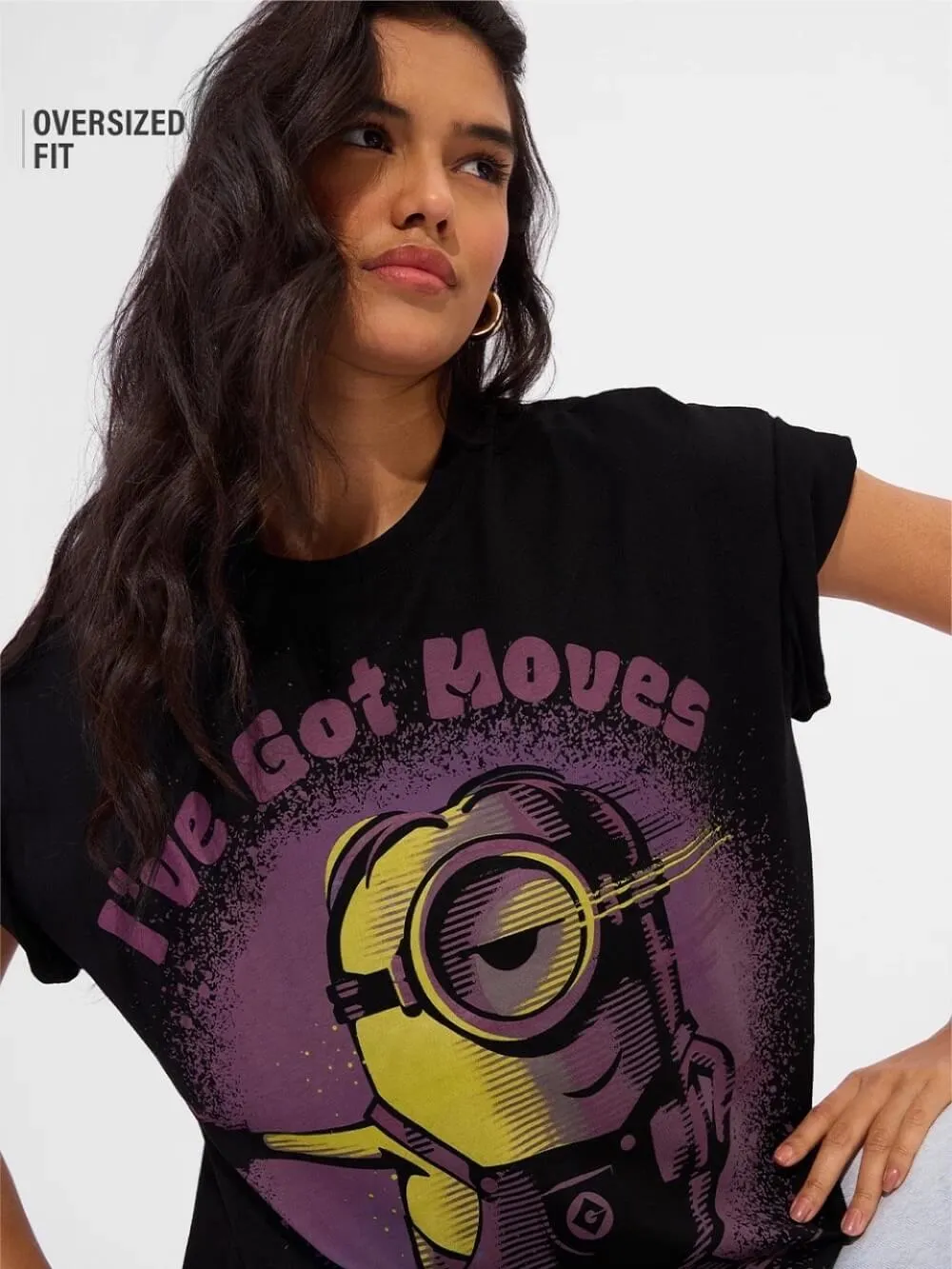Low Price Minions Got Moves You have Never Seen Printed Premium Quality Womens Drop Shoulder T shirt Legacy Boutiques Dhaka