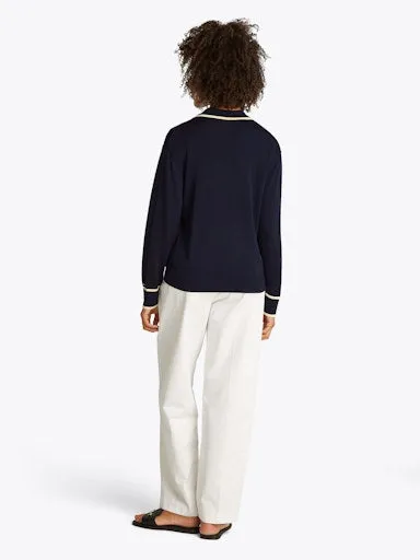 Lyocell Silk Polo Jumper