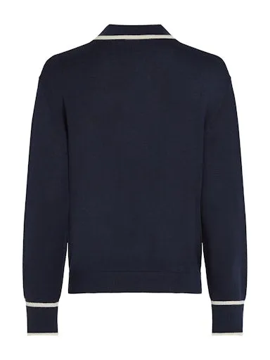 Lyocell Silk Polo Jumper