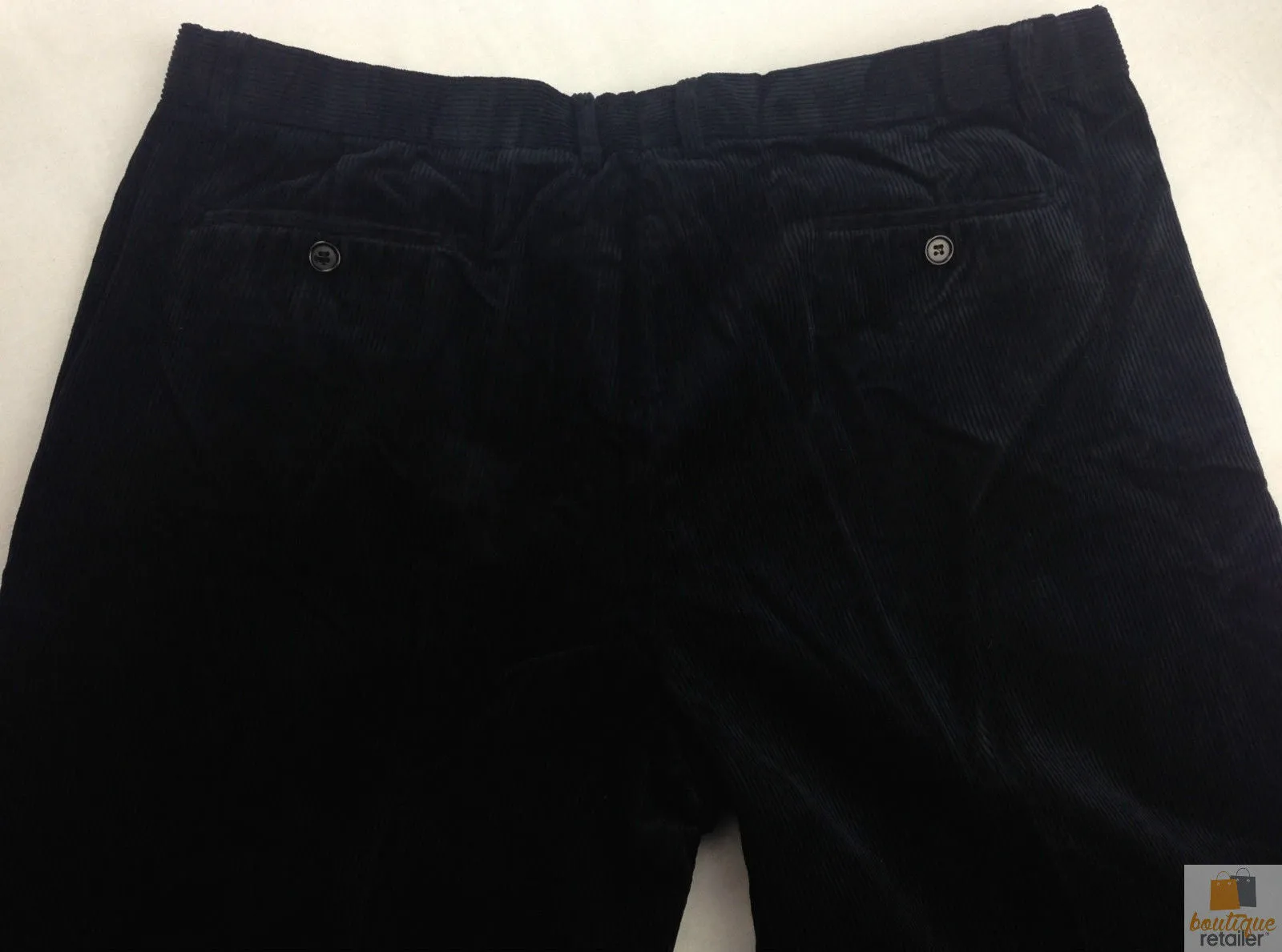 MENS CORDUROY PANTS Trousers Cords Casual STRETCH COTTON Size 32""-44"" Adjustable - Navy (49) - 82cm (32"")