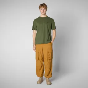 Men's t-shirt Bram in moss green