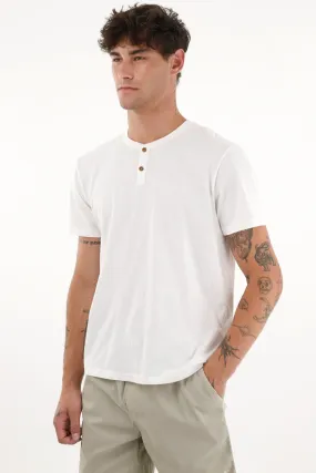 Men's White Short-Sleeve T-Shirt
