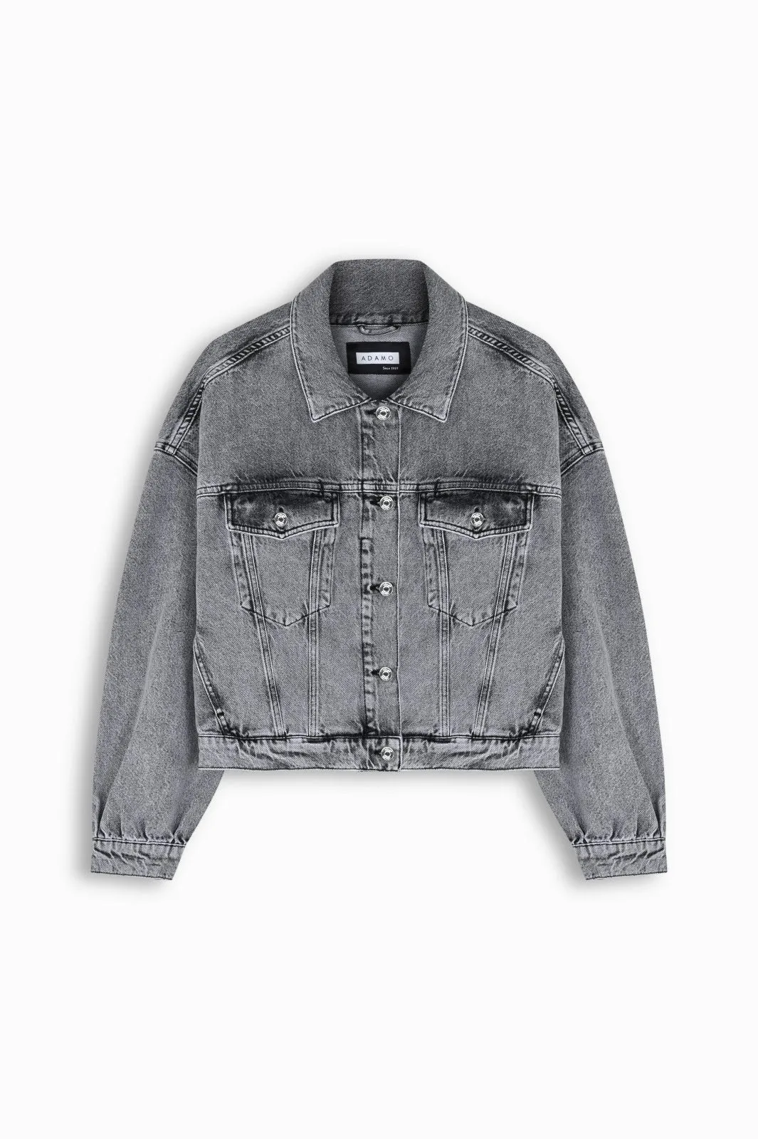 Midnight Cropped Denim Jacket