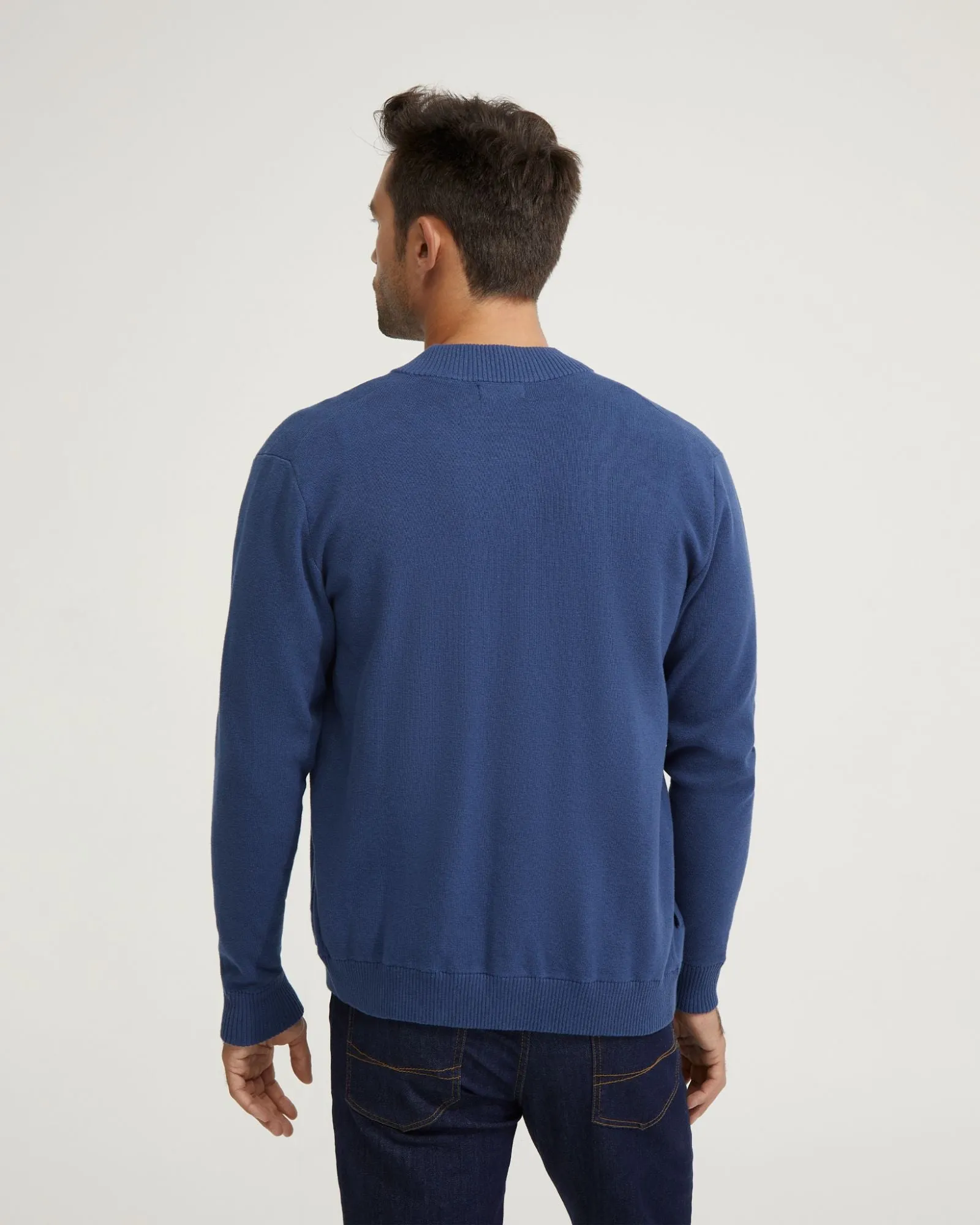 Miles Knitted Bomber Jacket