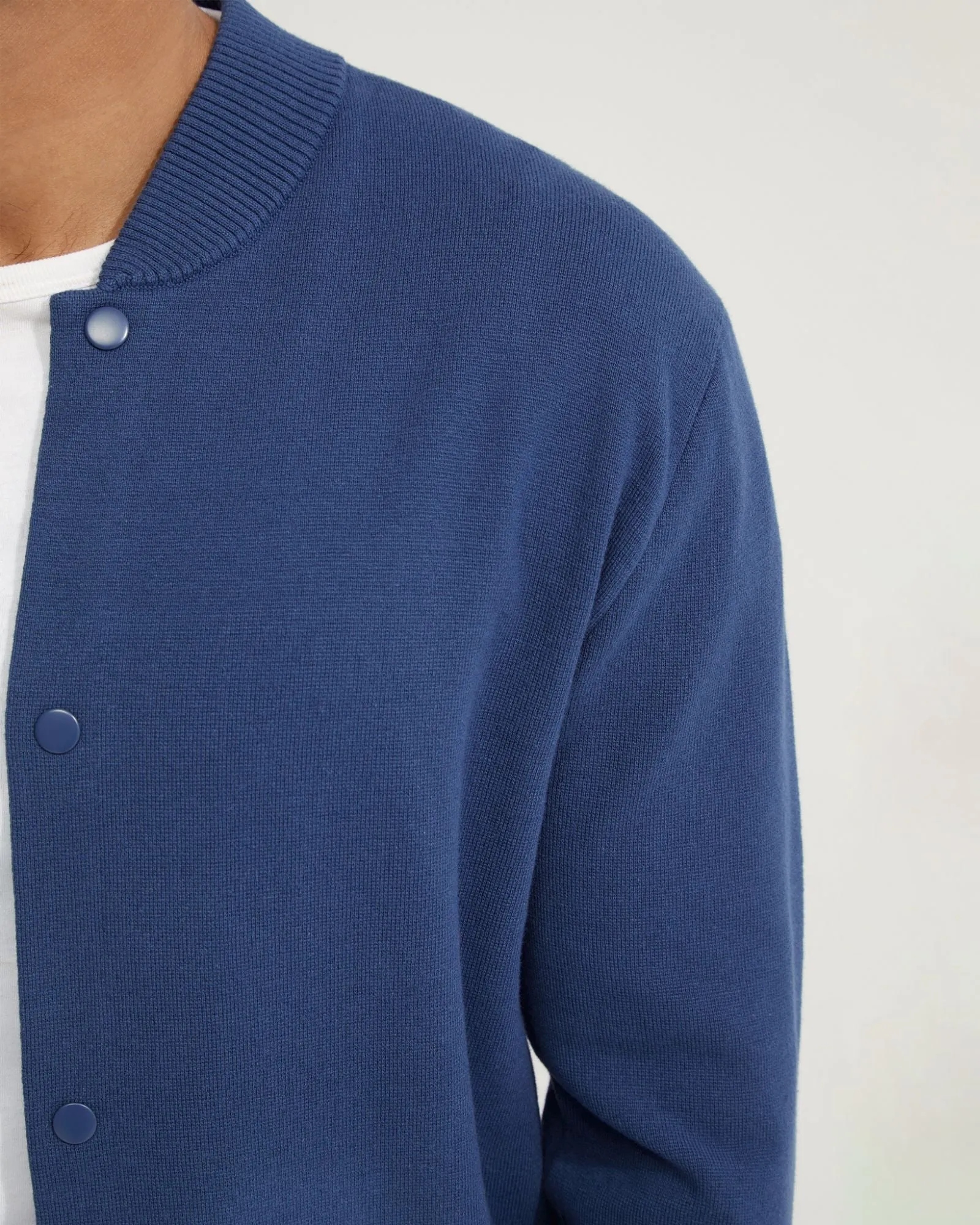 Miles Knitted Bomber Jacket