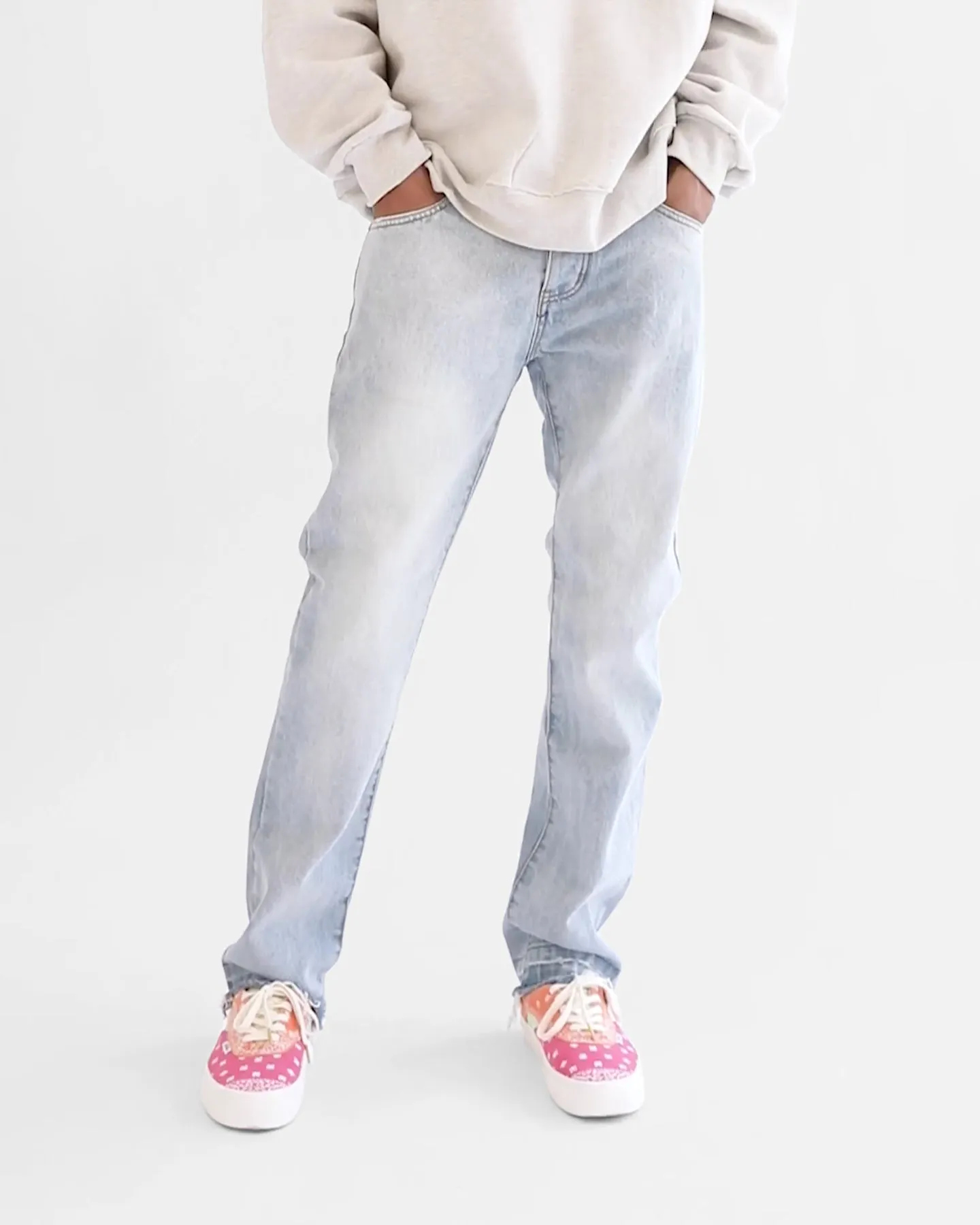 MNML D212 Straight Denim Pants Blue