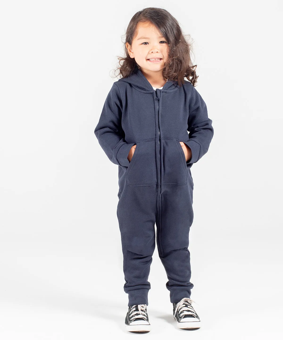 Navy - Fleece all-in-one