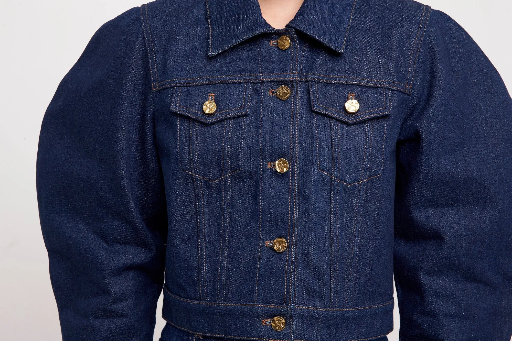 Nina Ricci Trucker Jacket with Cocoon Sleeves
