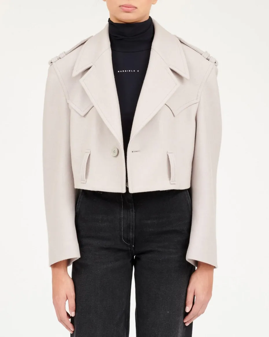 Oversized Cropped Jacket