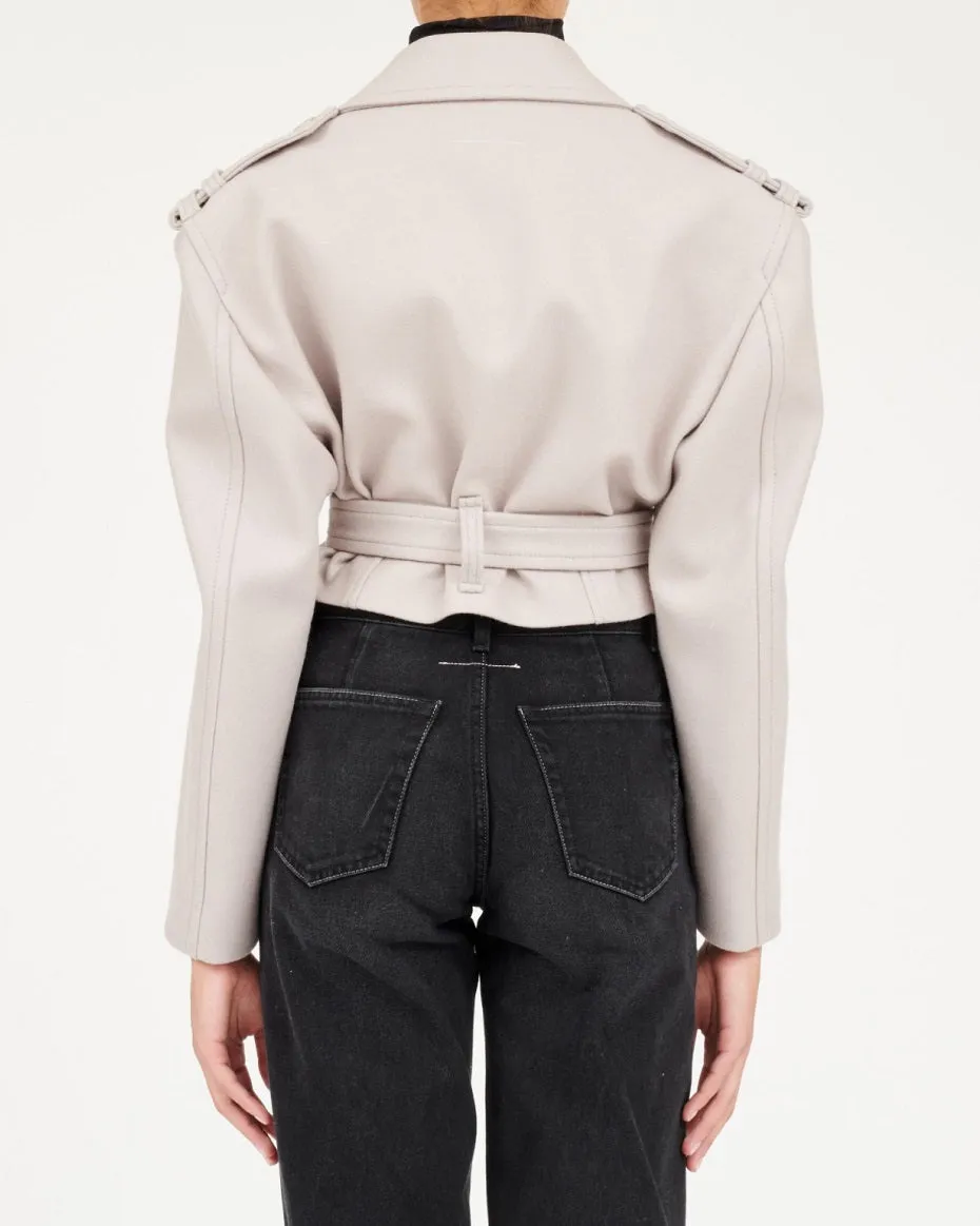 Oversized Cropped Jacket